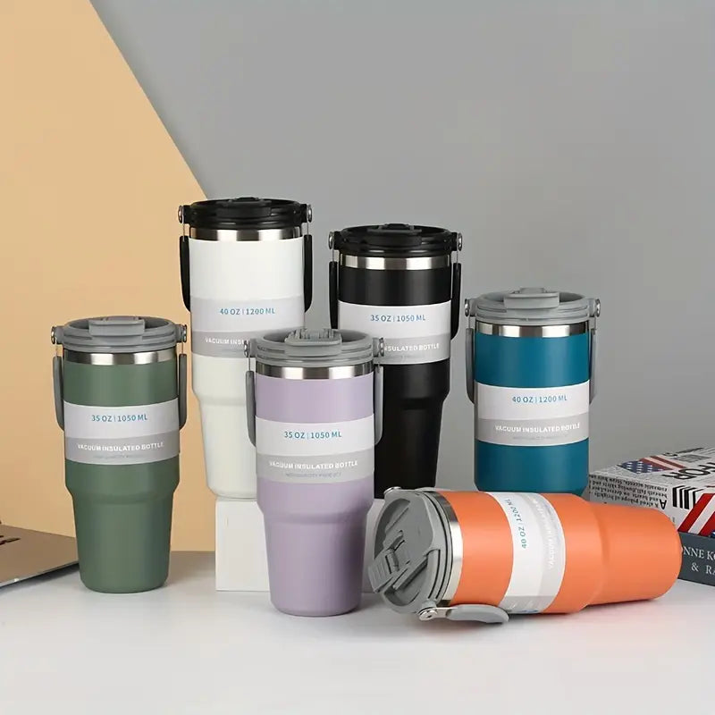 Tyeso Coffee Cup Thermos Bottle Stainless Steel Double-layer Insulation Cold And Hot Travel Mug Vacuum Flask Car Water Bottle