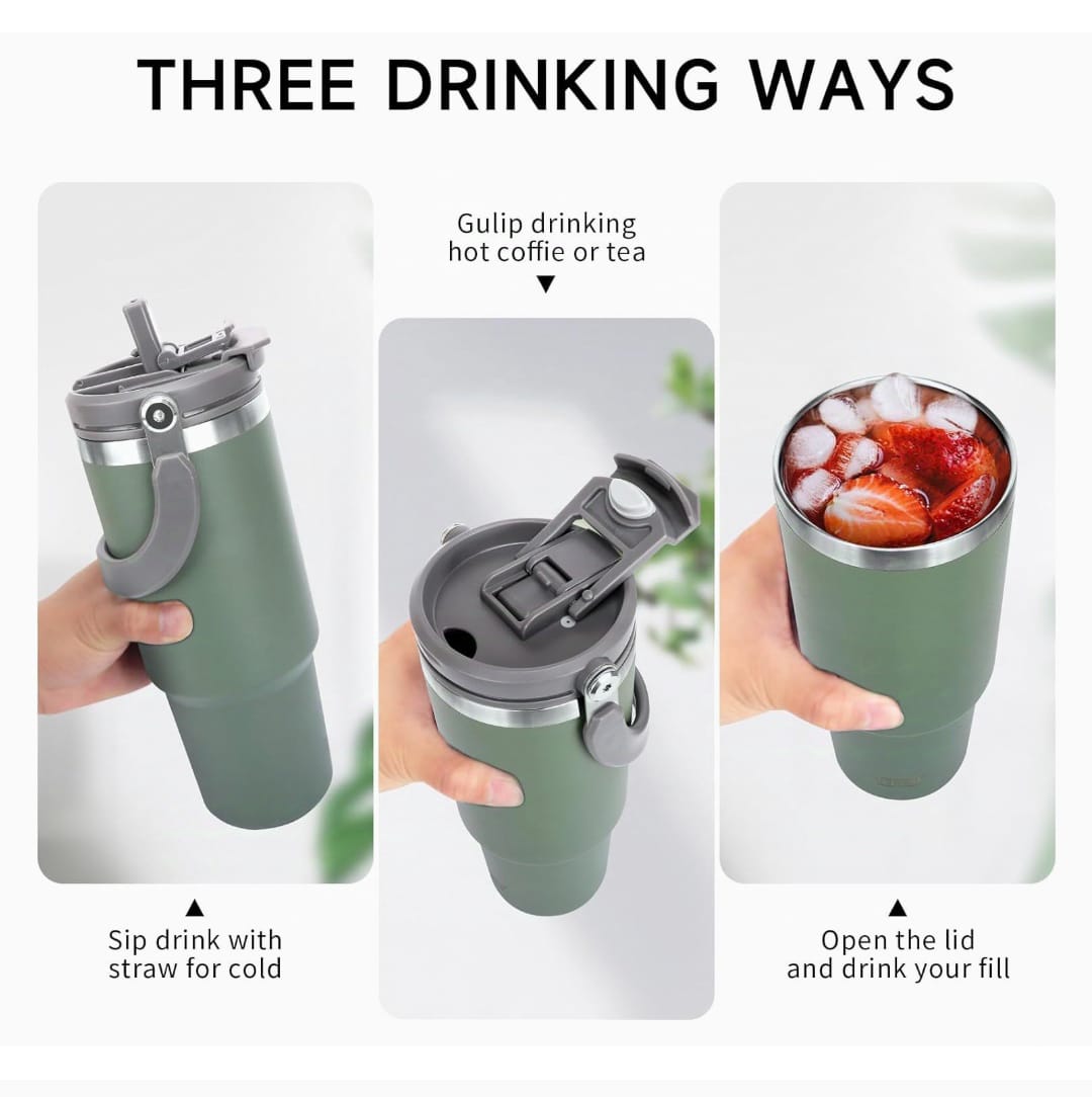 Tyeso Coffee Cup Thermos Bottle Stainless Steel Double-layer Insulation Cold And Hot Travel Mug Vacuum Flask Car Water Bottle